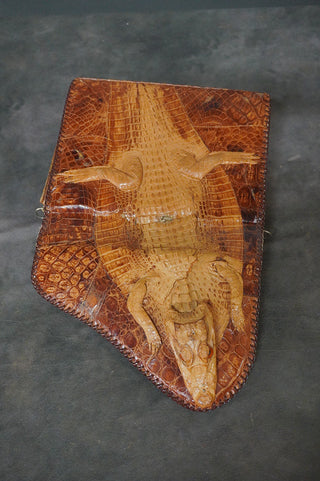Vintage Midcentury Alligator Purse