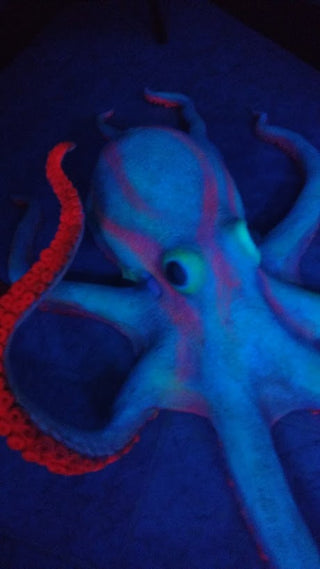 4ft Blacklight Glow Octopus
