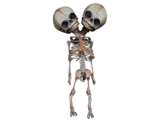 Two Headed Fetal Skeleton