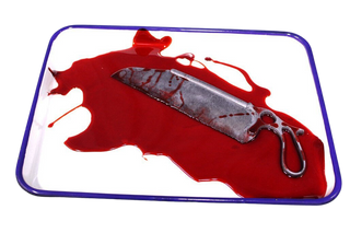 Blood Pool with Replica Bonesaw