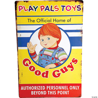 Child's Play Chucky Aluminum Sign