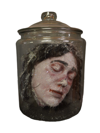 Frozen Jessica Head in a Jar