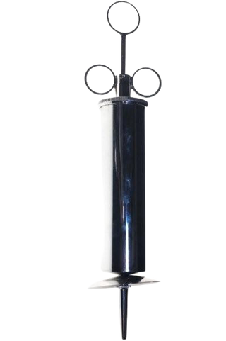Large Steel Syringe