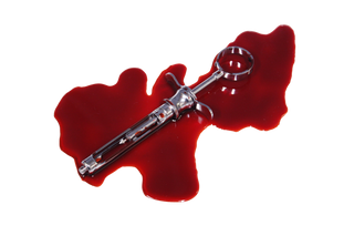 Resin Blood Pool with Syringe