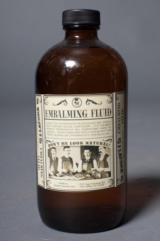 Vintage Embalming Fluid Bottle