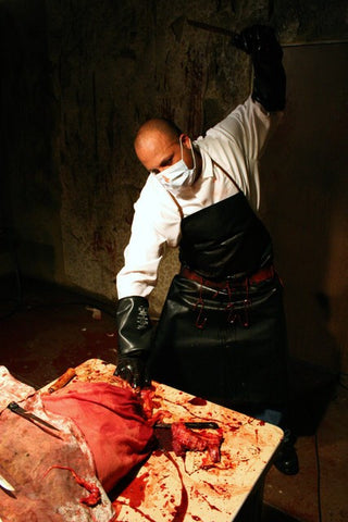 Butcher Apron - Ankle Length Rubberized Canvas