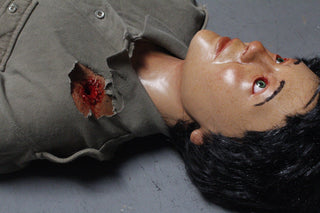 Dura Child Body Prop with Gunshot Wounds