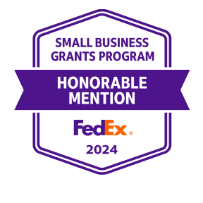 Honorable Mention in FedEx Small Business Grants Program