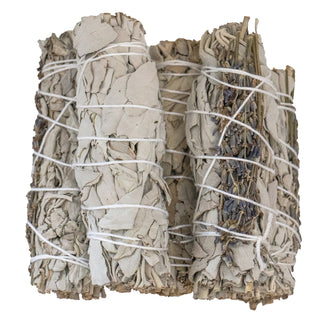 White Sage & French Lavender Smudge Sticks - 5 Pack