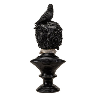 Edgar Allen Poe with Raven Bust
