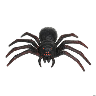 Black Plastic Spider Halloween Decoration