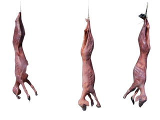 Skinned Goats, Set of 3