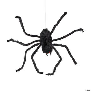 Animated Hanging Black Spider