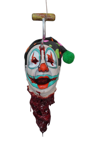 Deadpan Clown Head Dangler
