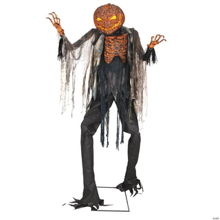 7ft Animated Scorched Scarecrow Halloween Decoration