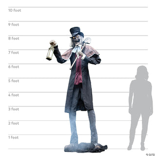 8'5" Graveyard Host Animated Prop