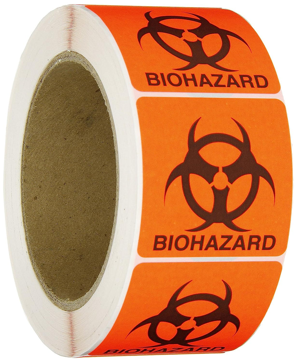 Biohazard Sticker Roll – Dapper Cadaver Props