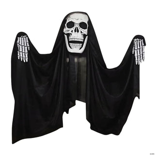 Hanging Skeleton Reaper 9ft 9" Curtain