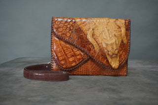 Vintage Midcentury Alligator Purse