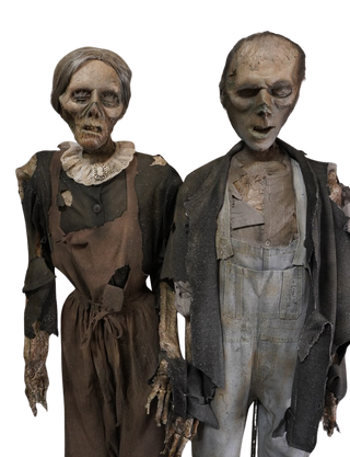 American Gothic Farmer Mummy Couple