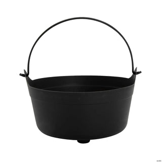 Black Plastic Cauldron