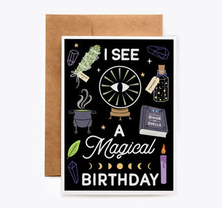 Magic Spells Birthday Card