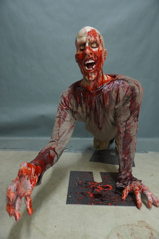 Crawling Zombie Zack Figure