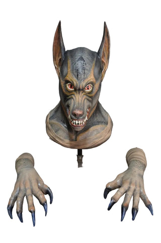 Anubis Wolf Head with Hands