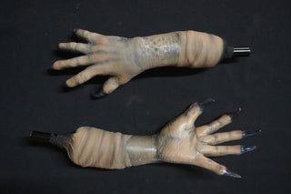 Anubis Wolf Head with Hands