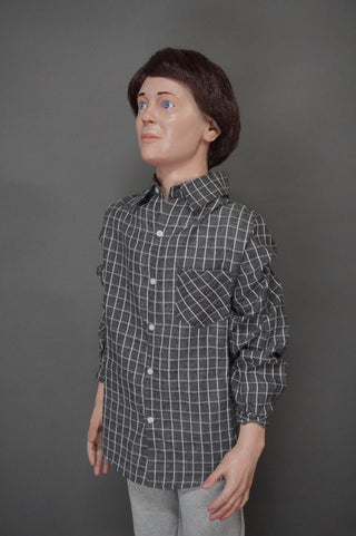 Poseable Standing Boy Child Figure