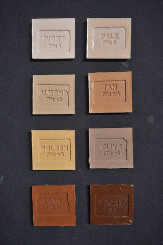 8 Piece Set of Dapper Cadaver Human Skin Tone Squares