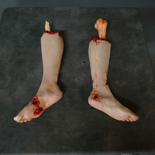 Gunshot Nick Half Legs with Exposed Bones