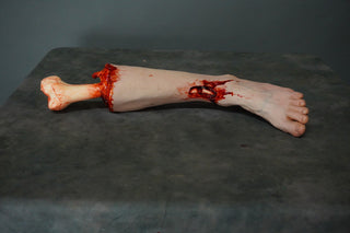 Gunshot Nick Half Legs with Exposed Bones