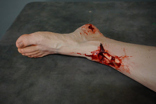 Gunshot Nick Half Legs with Exposed Bones