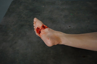 Gunshot Nick Half Legs with Exposed Bones