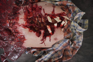 Actor Rigged Olly Torso with Exposed Ribs and Guts