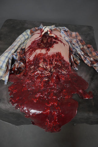 Actor Rigged Olly Torso with Exposed Ribs and Guts