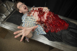 Actor Rigged Olly Torso with Exposed Ribs and Guts