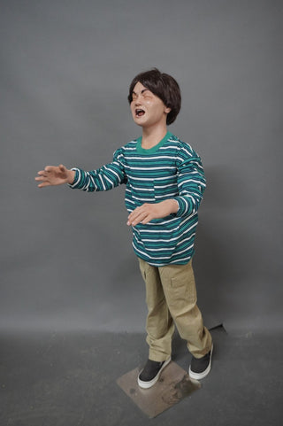 Screaming Boy Child Poseable Figure