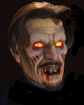 Zombie Malice Head with Light up Eyes