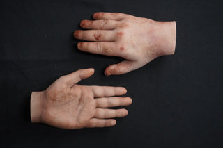 Bloody & Dirty Poseable Silicone Hand Pair