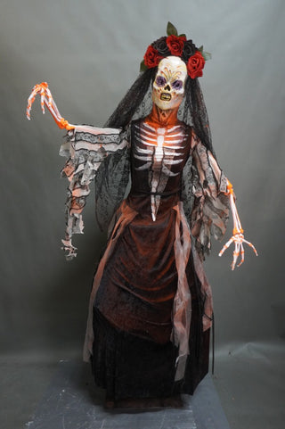 Creepy Catrina with Glow Colors