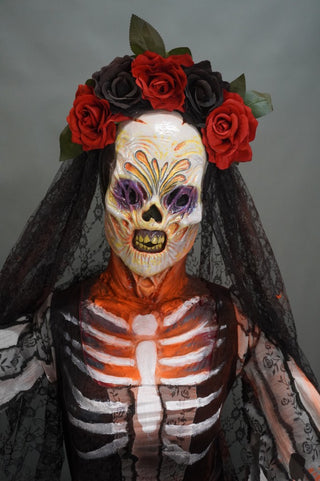 Creepy Catrina with Glow Colors
