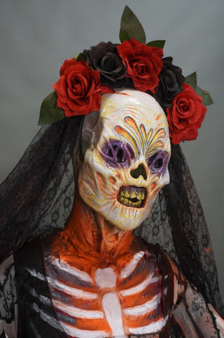 Creepy Catrina with Glow Colors