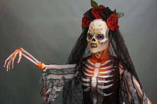 Creepy Catrina with Glow Colors