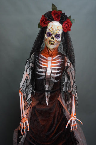 Creepy Catrina with Glow Colors