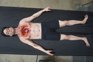 Dura Open Heart Surgery Jack Body with Silicone Heart