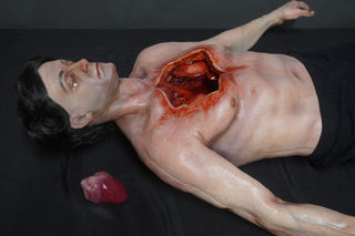 Dura Open Heart Surgery Jack Body with Silicone Heart