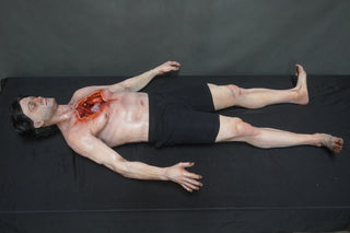 Dura Open Heart Surgery Jack Body with Silicone Heart