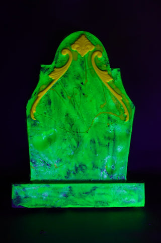 Blacklight Victorian Headstone Prop